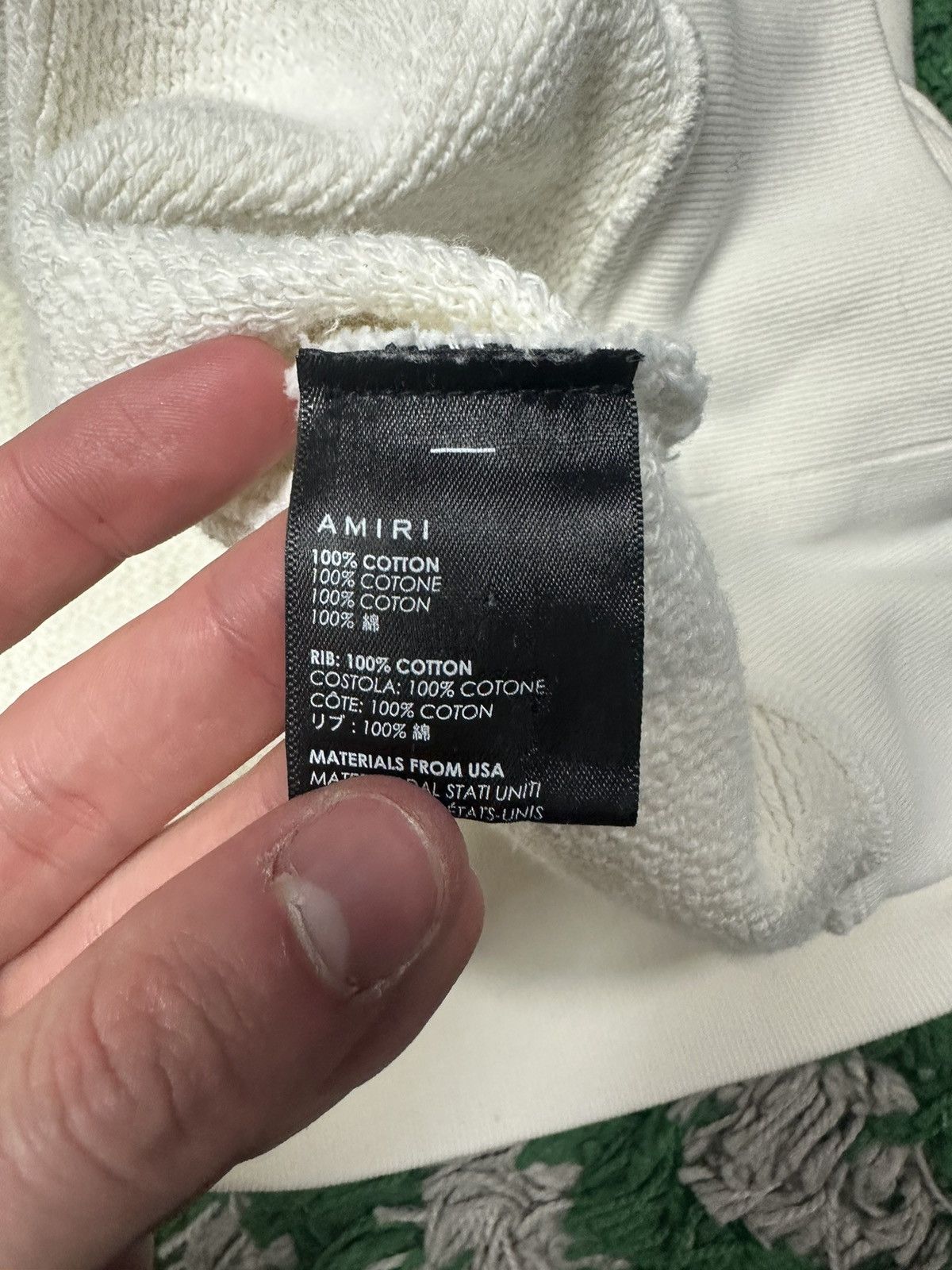 Amiri Amiri Hoodie White Flame Size US XL / EU 56 / 4 - 2 Thumbnail