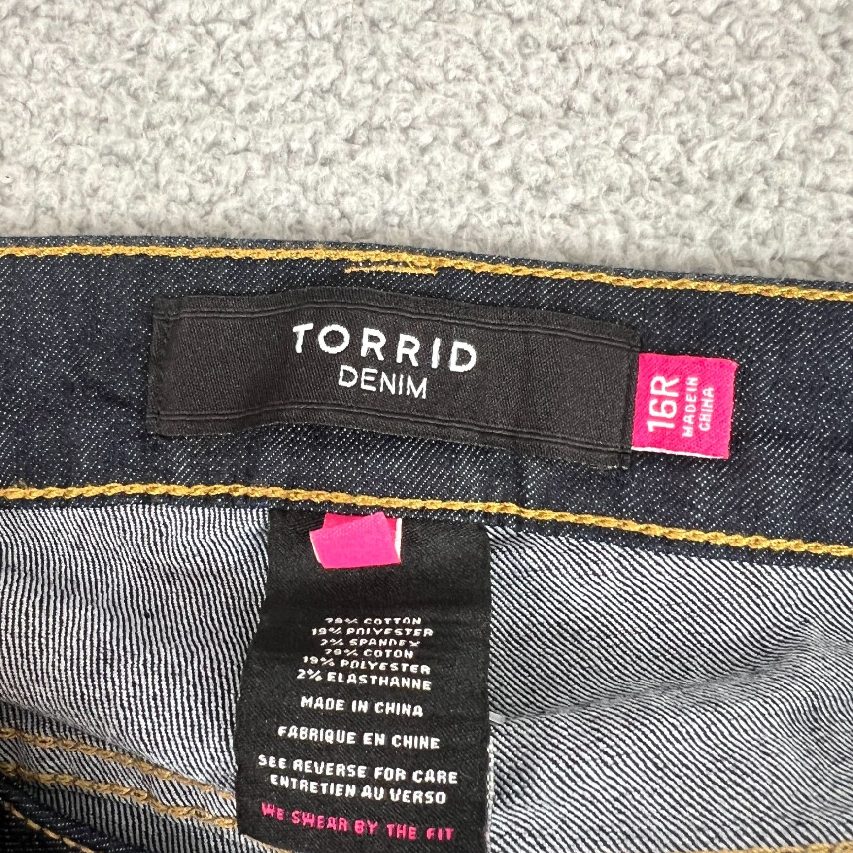 Torrid Torrid Women's Skinny Jeans 16 Regular Blue Cotton Blend Stretch Denim High Rise Casual NWT Size 38" / US 16 / IT 52 - 4 Thumbnail