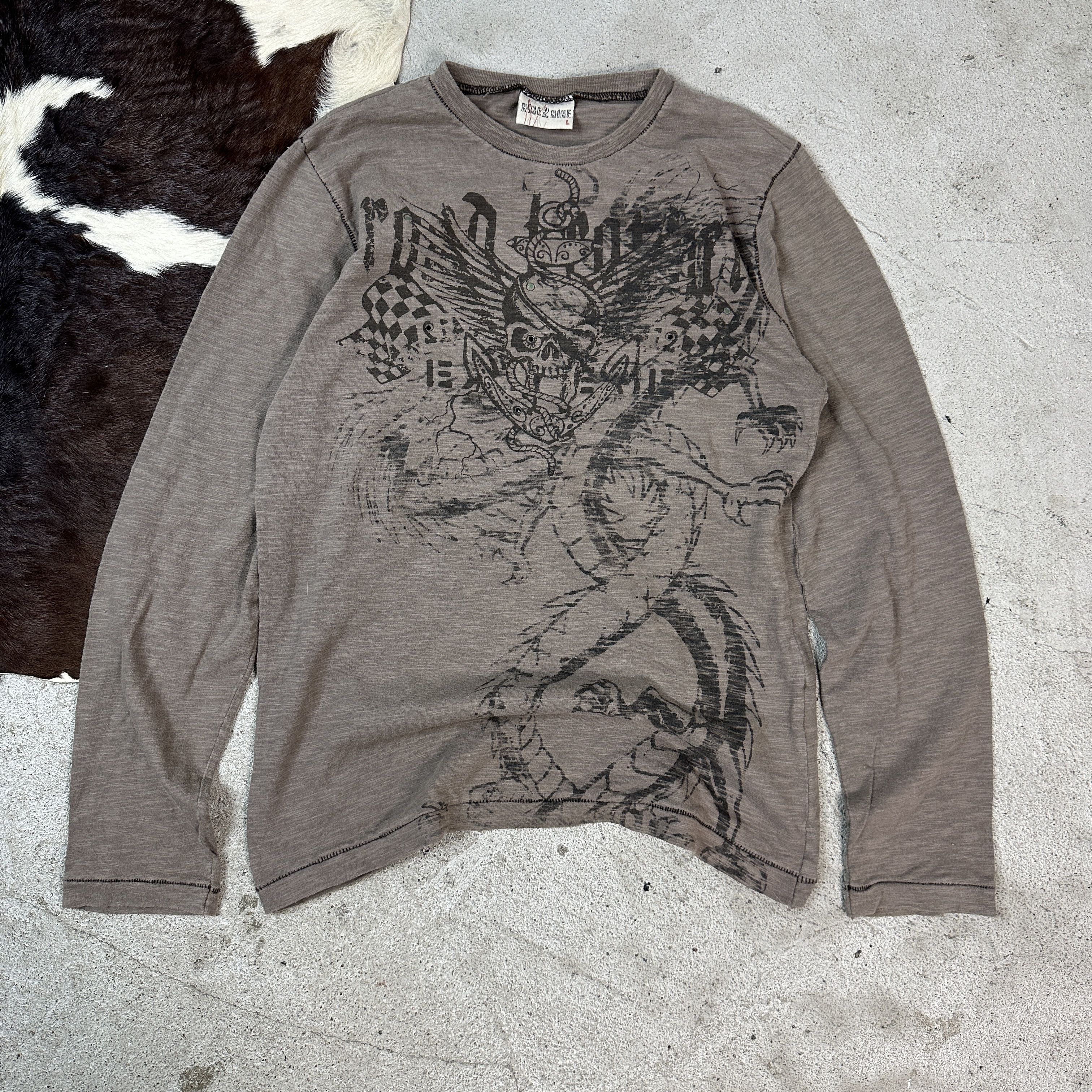 Vintage Longsleeve Vintage Y2K Size US L / EU 52-54 / 3 - 2 Thumbnail