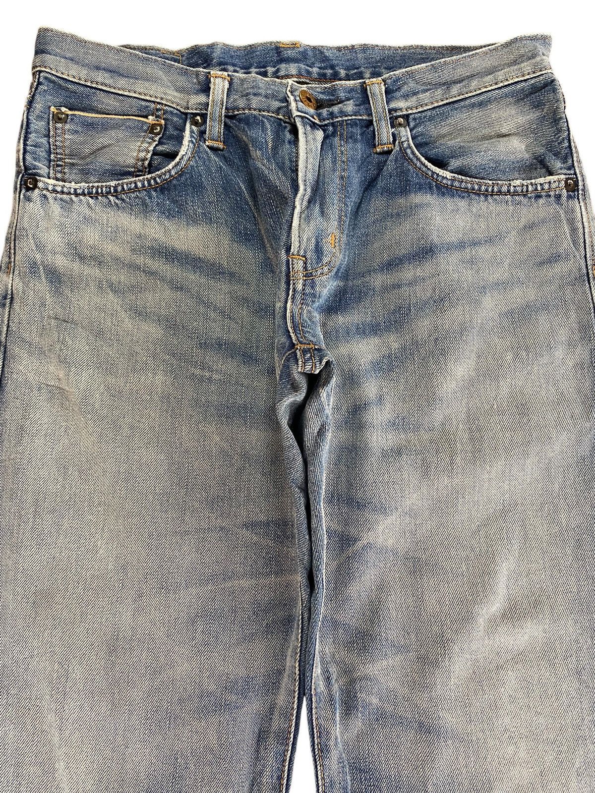Edwin Insane Edwin 505 Orange Tab Selvedge Enough Baggy Jeans Size US 31 - 3 Thumbnail
