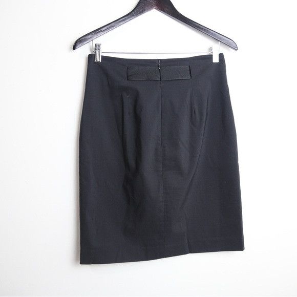 Robert Rodriguez Robert Rodriguez Tie Front Ribbon Wrap Pencil Skirt Black Size 27" / US 4 / IT 40 - 4 Thumbnail
