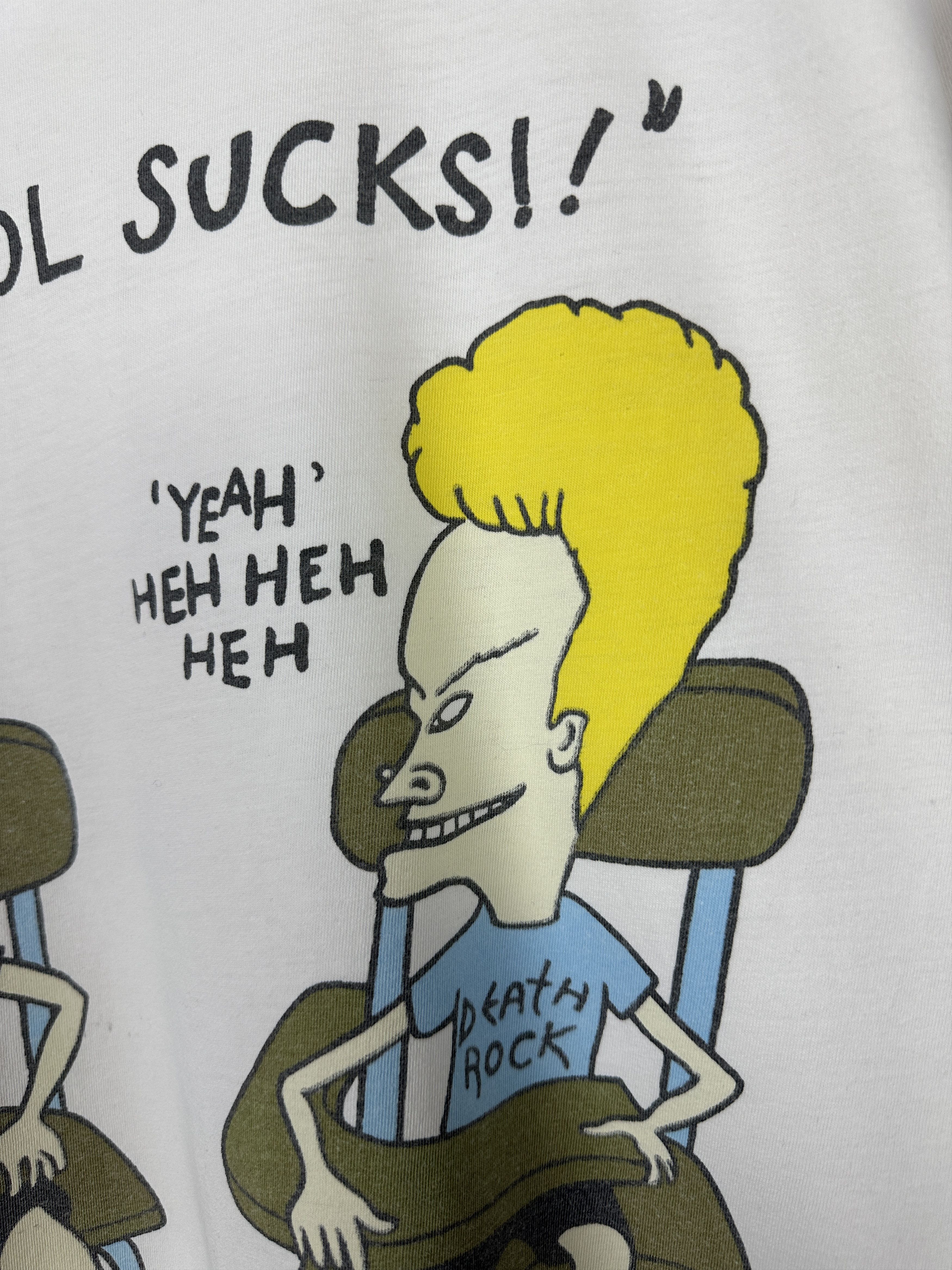 Vintage Beavis and Butt-Head Graphic T Shirt MTV Cartoon Movie 90s Size US M / EU 48-50 / 2 - 4 Thumbnail