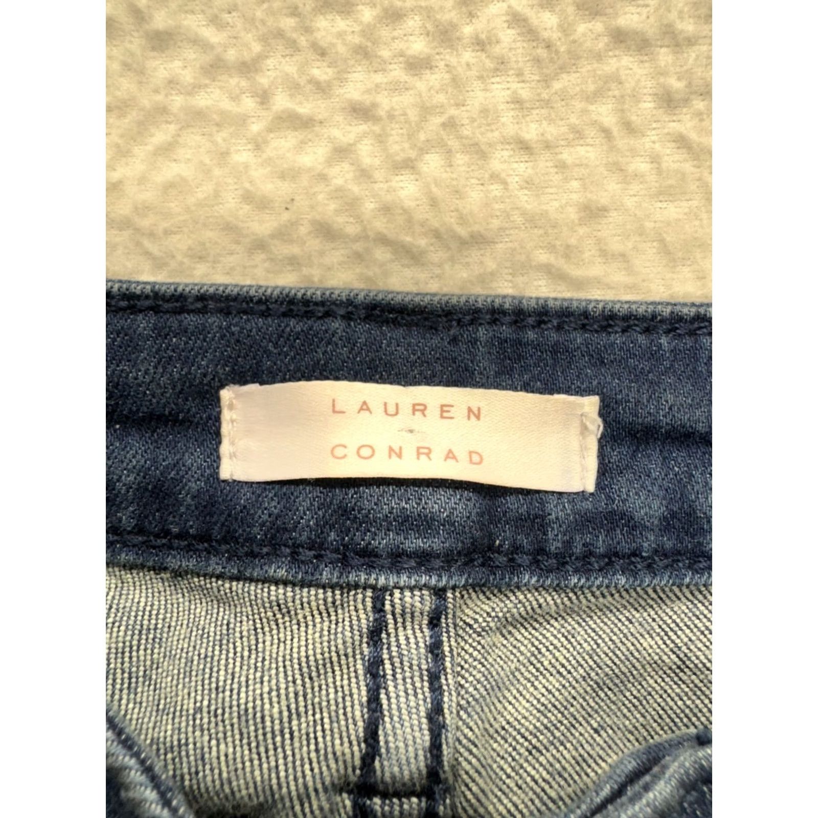 Lauren Conrad Lauren Conrad Jeans Women Kick Boot Denim Size 10 Blue Cotton Spandex Denim 5-Pocket Slim Stretch Pants 35.9in Inseam Size 24" / US 00 / IT 34 - 3 Thumbnail