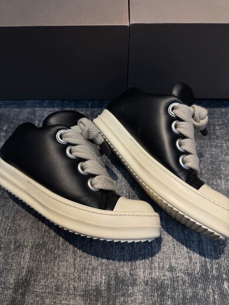 Rick Owens Rick Owens Black chunky lace-ups with large, low-cut conve Size US 5 / EU 37 - 4 Thumbnail