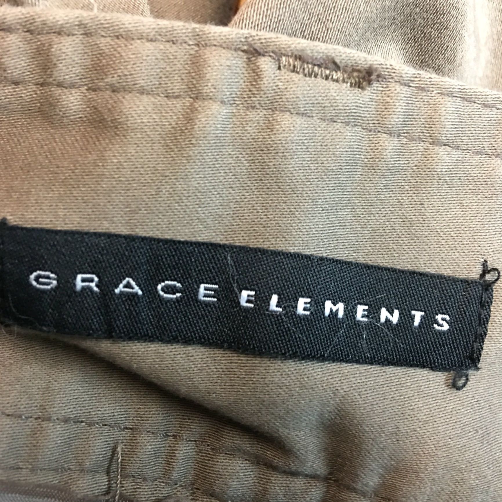 Vintage Grace Elements Womens Tan Straight Leg Regular Fit Cropped Pants Size 12 Size 34" / US 12 / IT 48 - 4 Thumbnail
