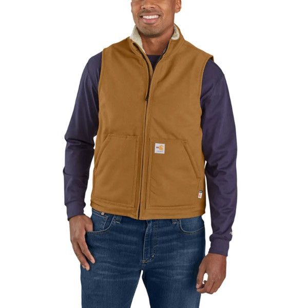 Carhartt × Vintage Carhartt Detroit Vest Denim 1980s Vintage Blanket Size US XL / EU 56 / 4 - 1 Thumbnail