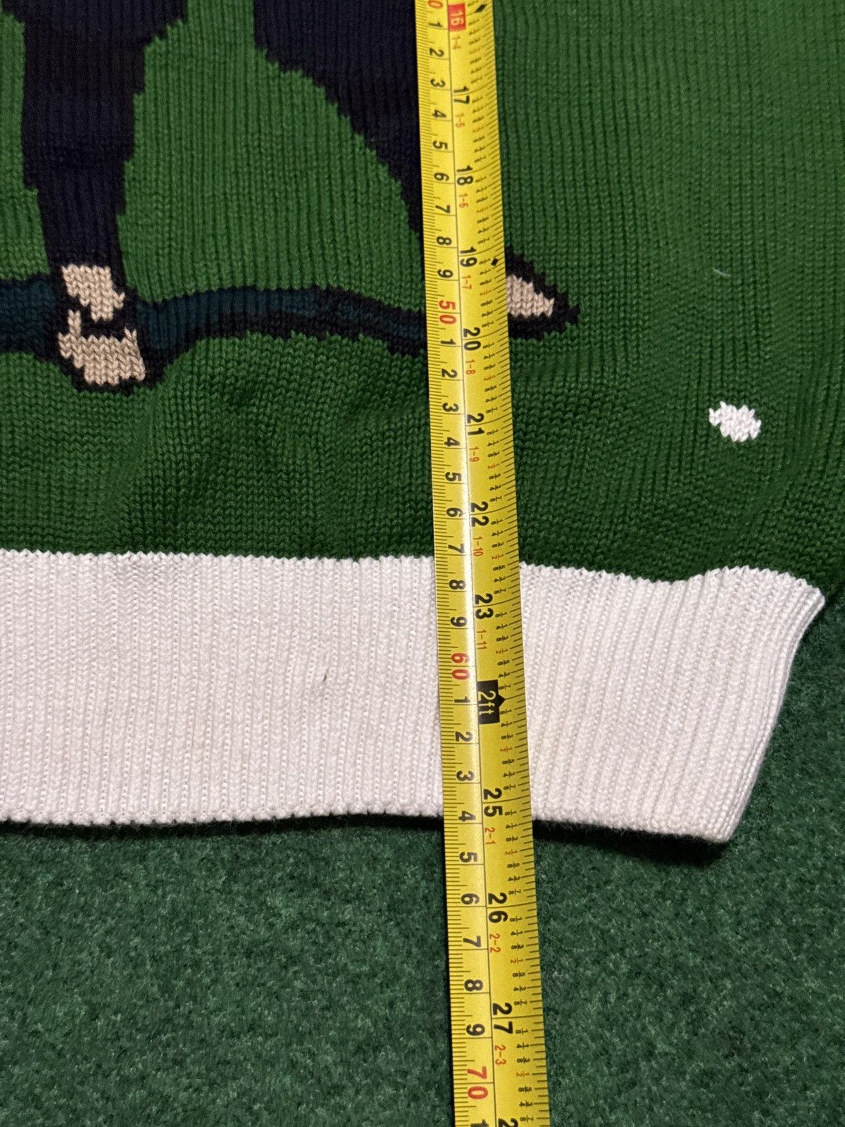Jantzen Jantzen Golf Graphic Knit Vintage 90s Preppy AOP M Sweater Size US M / EU 48-50 / 2 - 6 Thumbnail