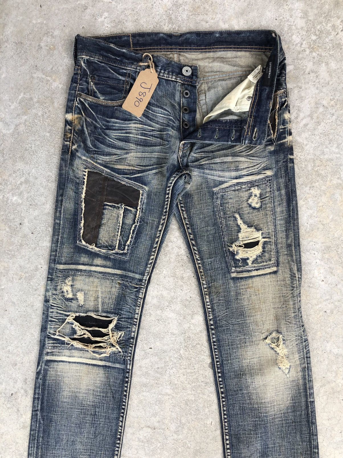 Who Decides War Japanese Difference Rupert Distressed Jeans ppfm style Size US 32 / EU 48 - 3 Thumbnail