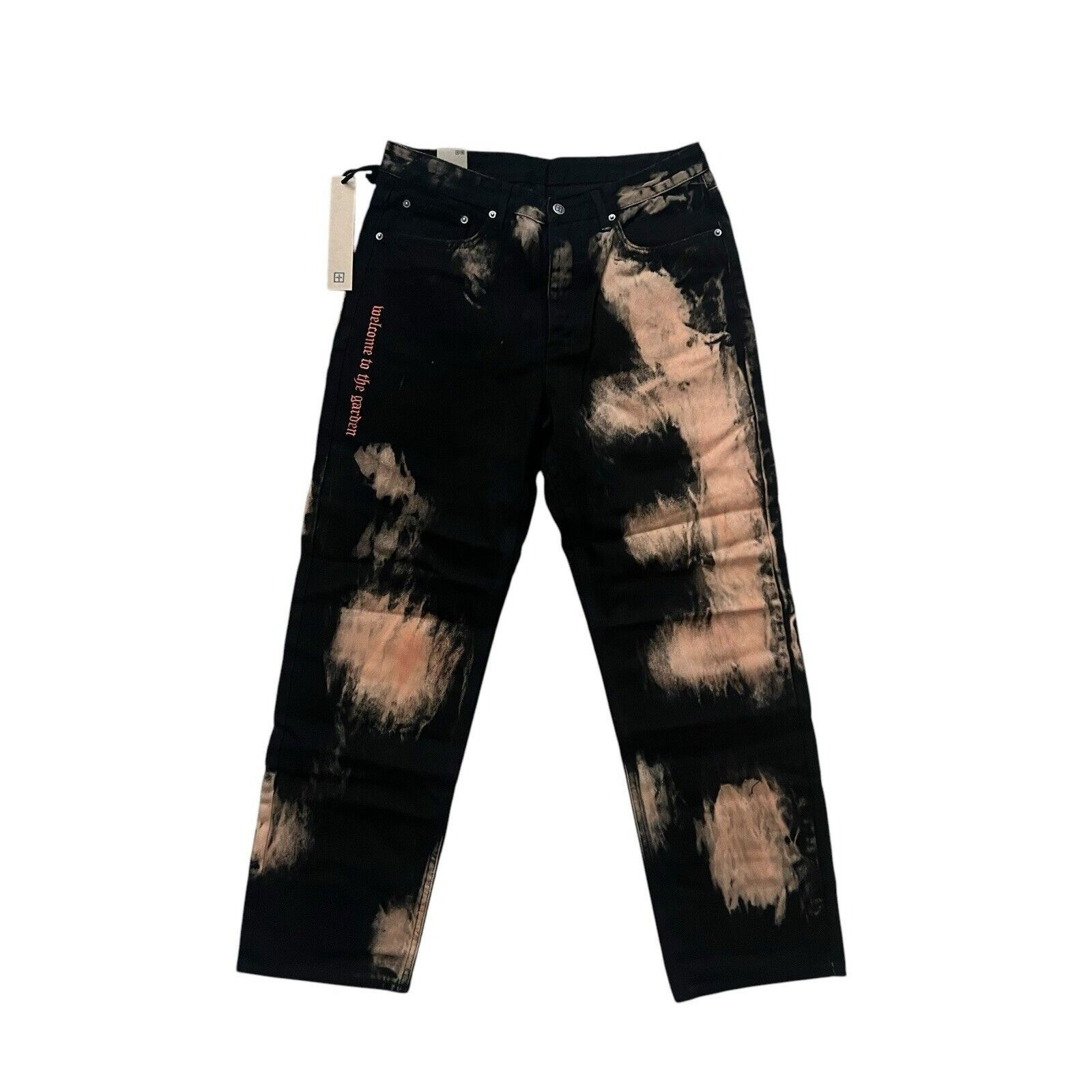 Ksubi Ksubi Jeans Mens Anti K++ Straight Hellfire Black Size 33/32 Size US 33 - 1 Thumbnail