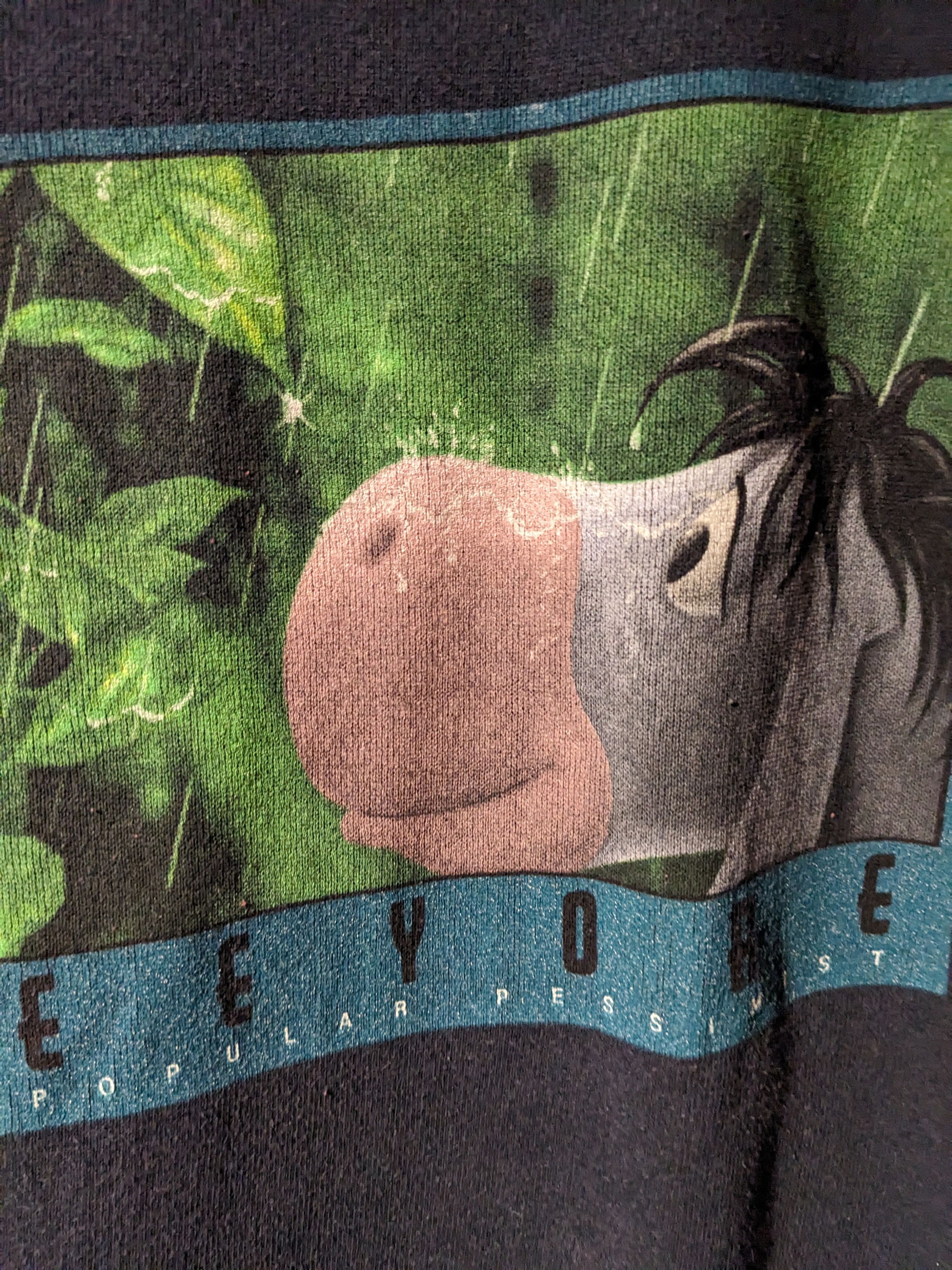 Disney × Vintage Vintage 90s Winnie the Pooh Eeyore Pessimist Sweatshirt Size US XL / EU 56 / 4 - 2 Thumbnail