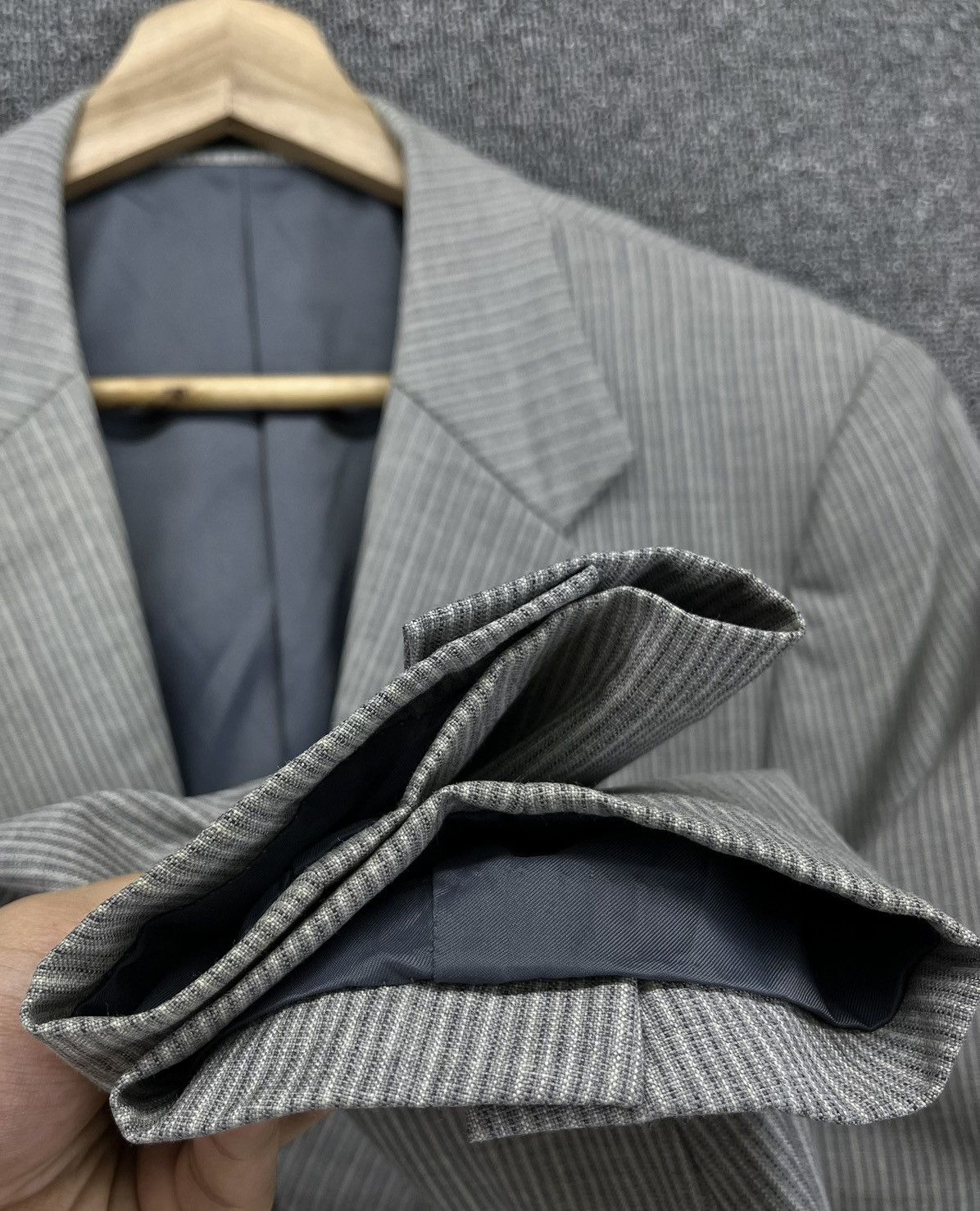 Burberry Vintage Burberry Wool Blazer Coat Jacket Size US M / EU 48-50 / 2 - 12 Thumbnail