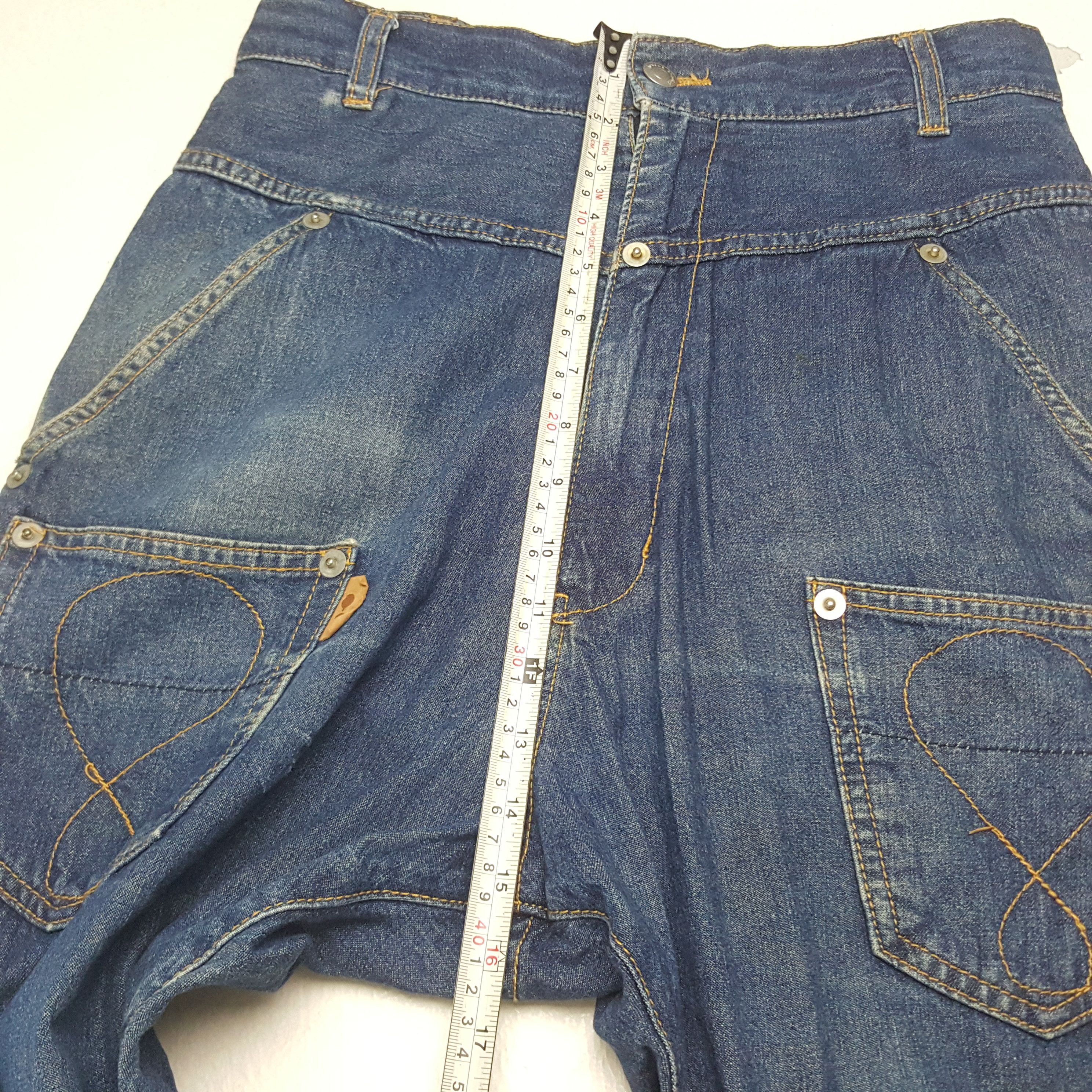 Issey Miyake × Vintage × mercibeaucoup Vintage Mercibeaucoup by Issey Miyake Japan Design Jeans Size US 27 - 8 Thumbnail
