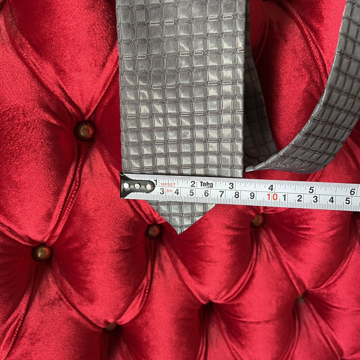 Christian Dior Monsieur × Dior Dior 3D Geometric Squade Silk Tie Size ONE SIZE - 9 Thumbnail