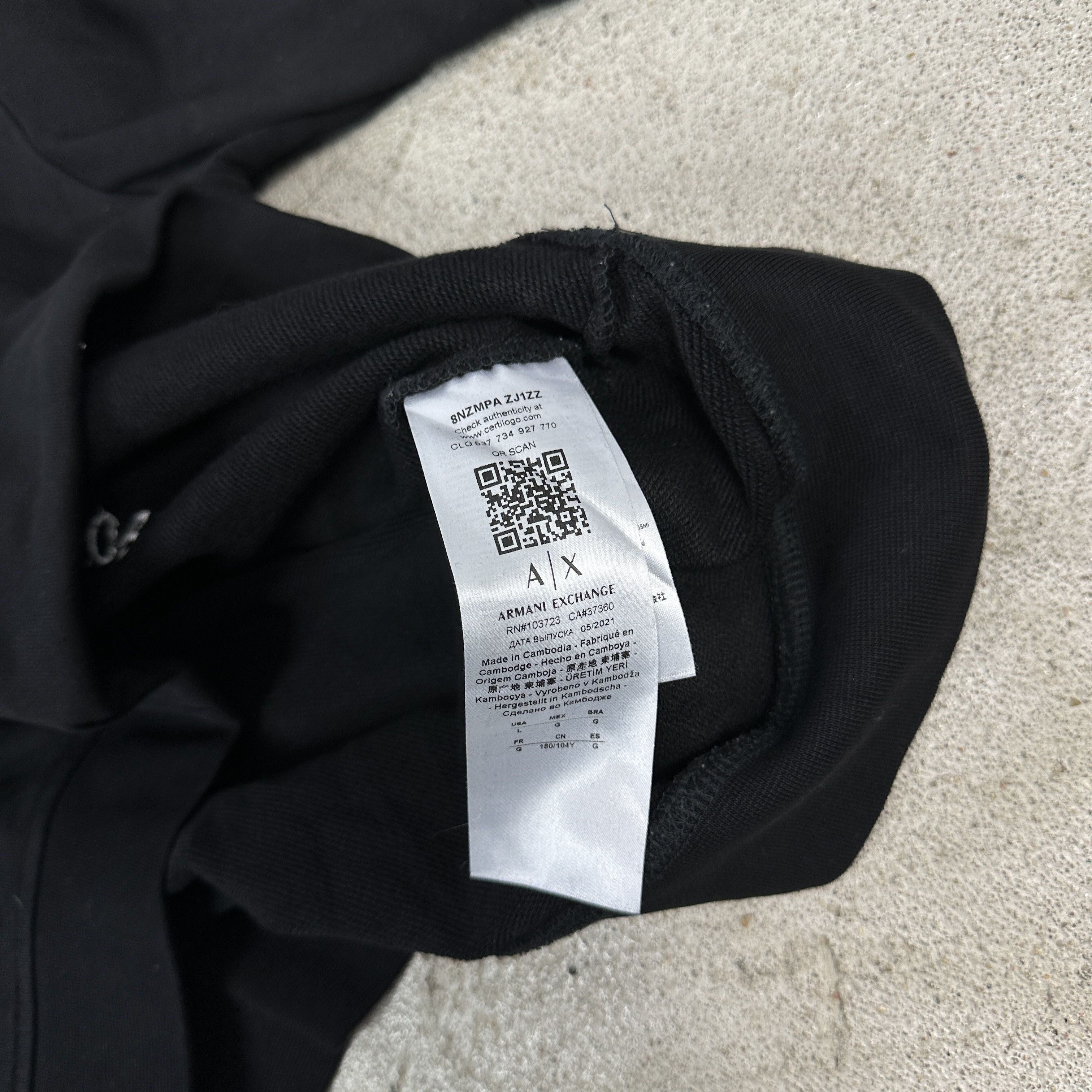 Armani Exchange × Vintage Vintage Casual Y2K Armani Exchange Sweatshirt Size US L / EU 52-54 / 3 - 5 Thumbnail