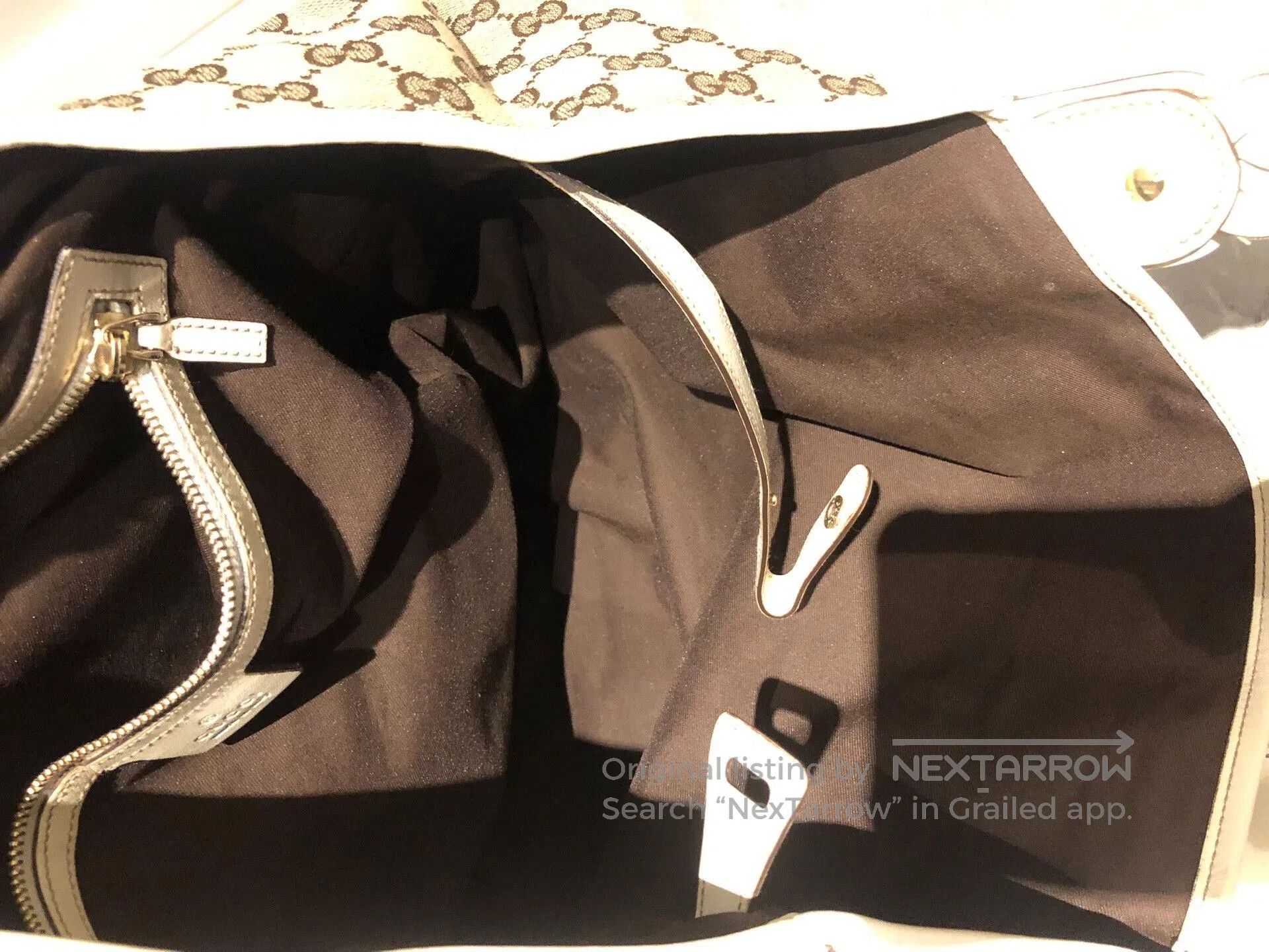 Gucci Gucci Monogram Woven Tote Bag. Size ONE SIZE - 5 Thumbnail