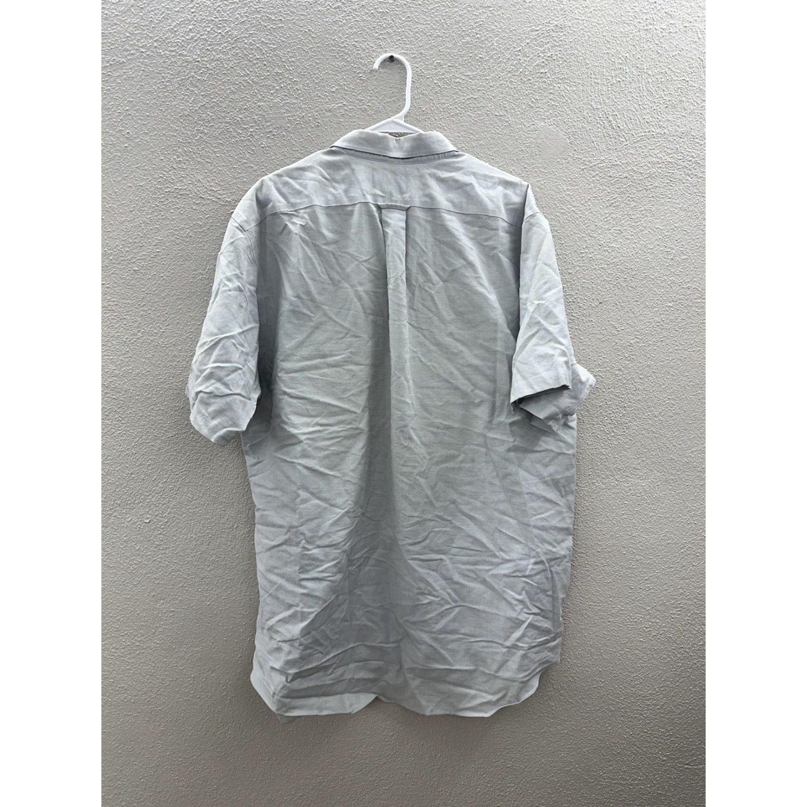Vintage Barrington Mens Shirt Size 18 Gray Short Sleeve Button Up Size US XXL / EU 58 / 5 - 7 Thumbnail