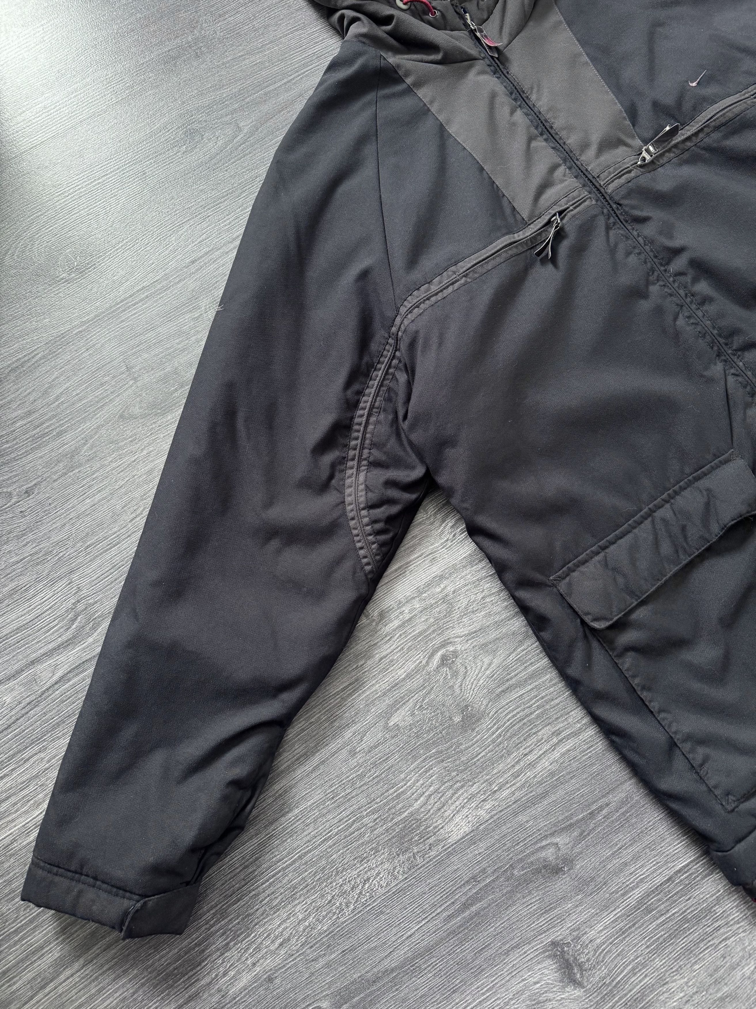 Nike Vintage Nike Swoosh Hooded Winted Jacket Y2K Drill Size US M / EU 48-50 / 2 - 5 Thumbnail