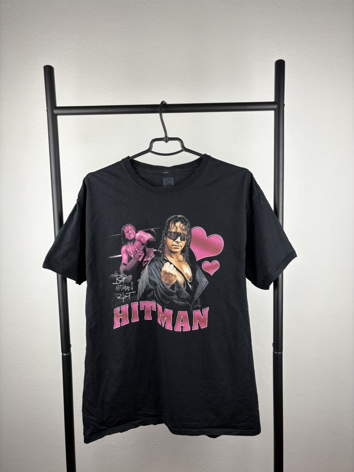 WWE WWE Hitman vintage big logo t shirt size L Size US L / EU 52-54 / 3 - 1 Thumbnail