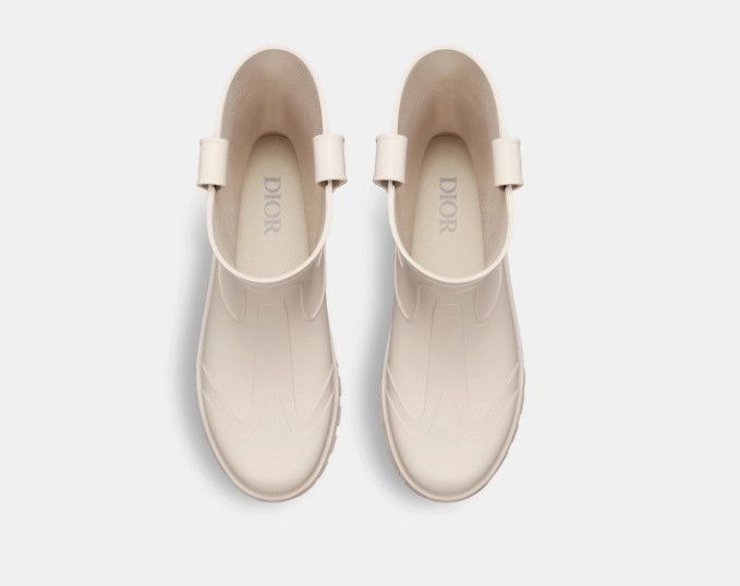 Dior o1w1db11224 Rubber Rain Boots in Beige Size US 9 / EU 42 - 3 Thumbnail