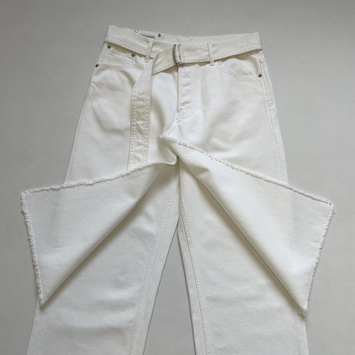 Dries Van Noten Wide Leg Double Layer ‘Skirt’ Denim Jeans Size US 32 / EU 48 - 10 Thumbnail
