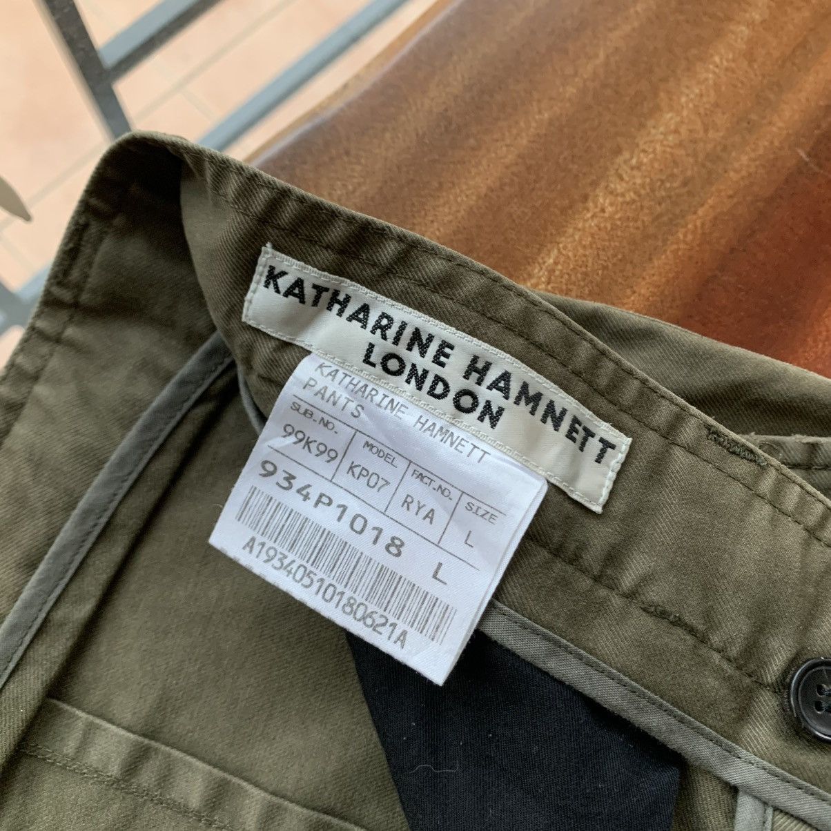 Katharine Hamnett London Katherine Hamnett London Army Green Pants Size US 34 / EU 50 - 5 Thumbnail