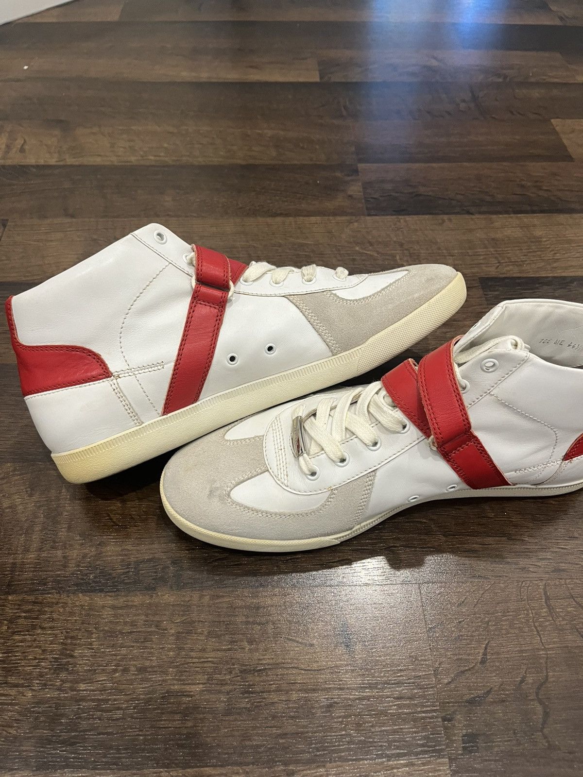 Dior × Hedi Slimane Dior Homme 05SS White Hi-top Sneakers | Grailed