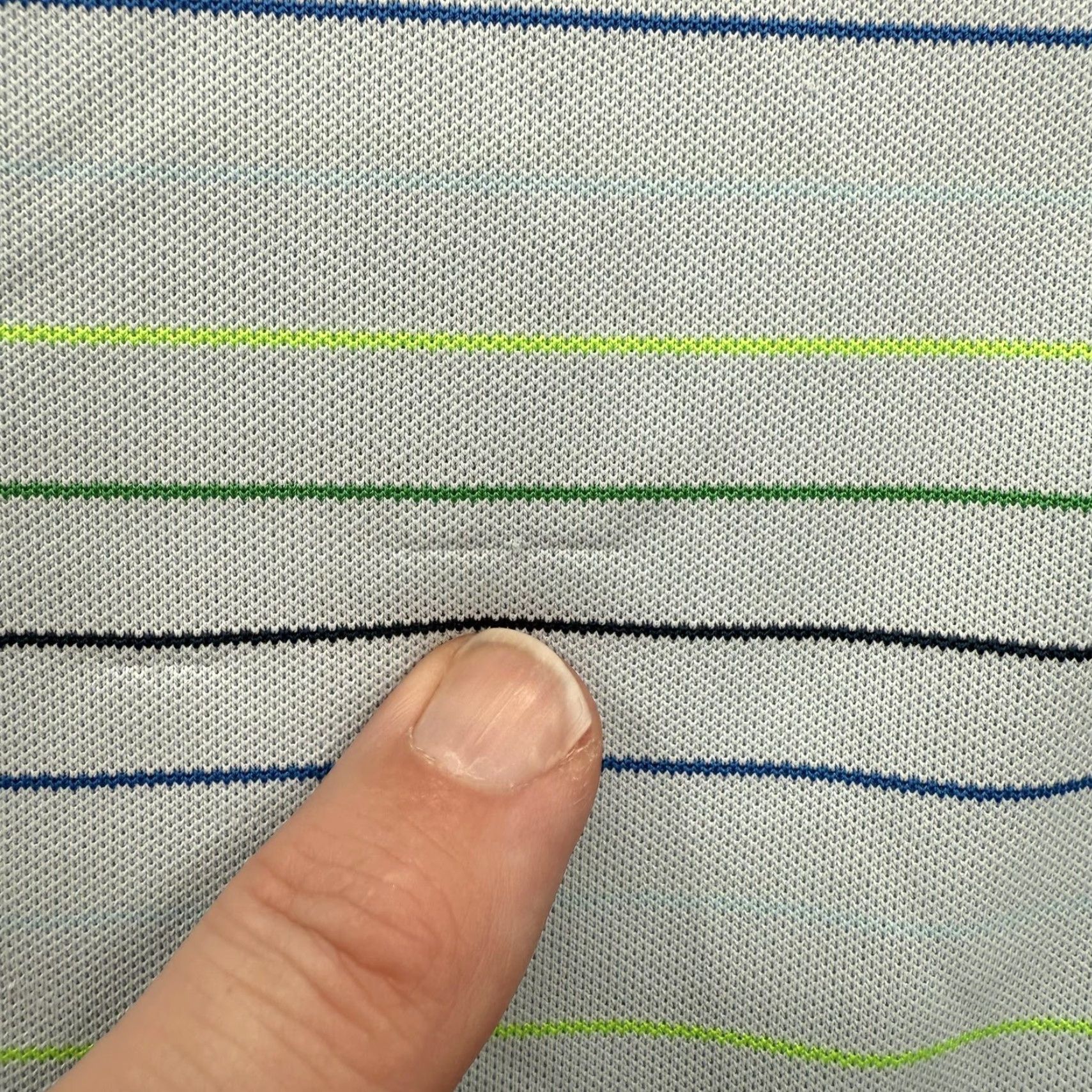 G/FORE G/FORE Polo Shirt Mens XL Blue Green Striped Performance Golf Lightweight Casual Shirt Size US XL / EU 56 / 4 - 4 Thumbnail