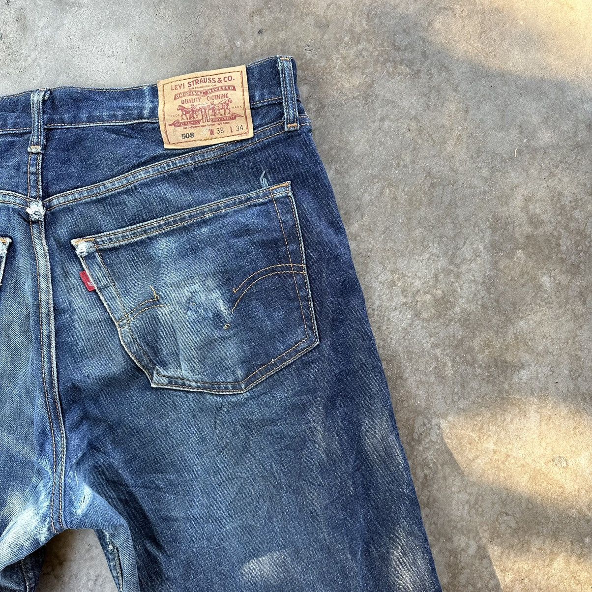 Levi's Vintage Levis 508 Faded Jean Distressed Denim Pant Size US 38 / EU 54 - 13 Thumbnail