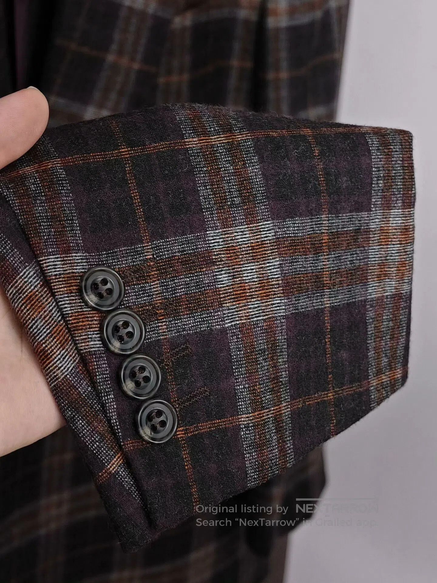 Japanese Brand Italian Wool Blend Custom Blazer. Size US L / EU 52-54 / 3 - 4 Thumbnail