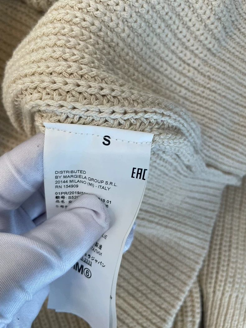Maison Margiela Maison Margiela Light beige cotton hooded sweater coat Size S / US 4 / IT 40 - 8 Thumbnail