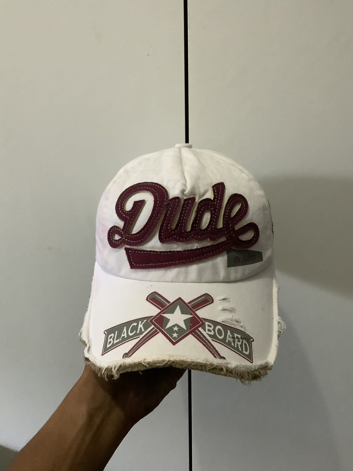 14th Addiction Dude Black Board Distressed Hat Size ONE SIZE - 5 Thumbnail