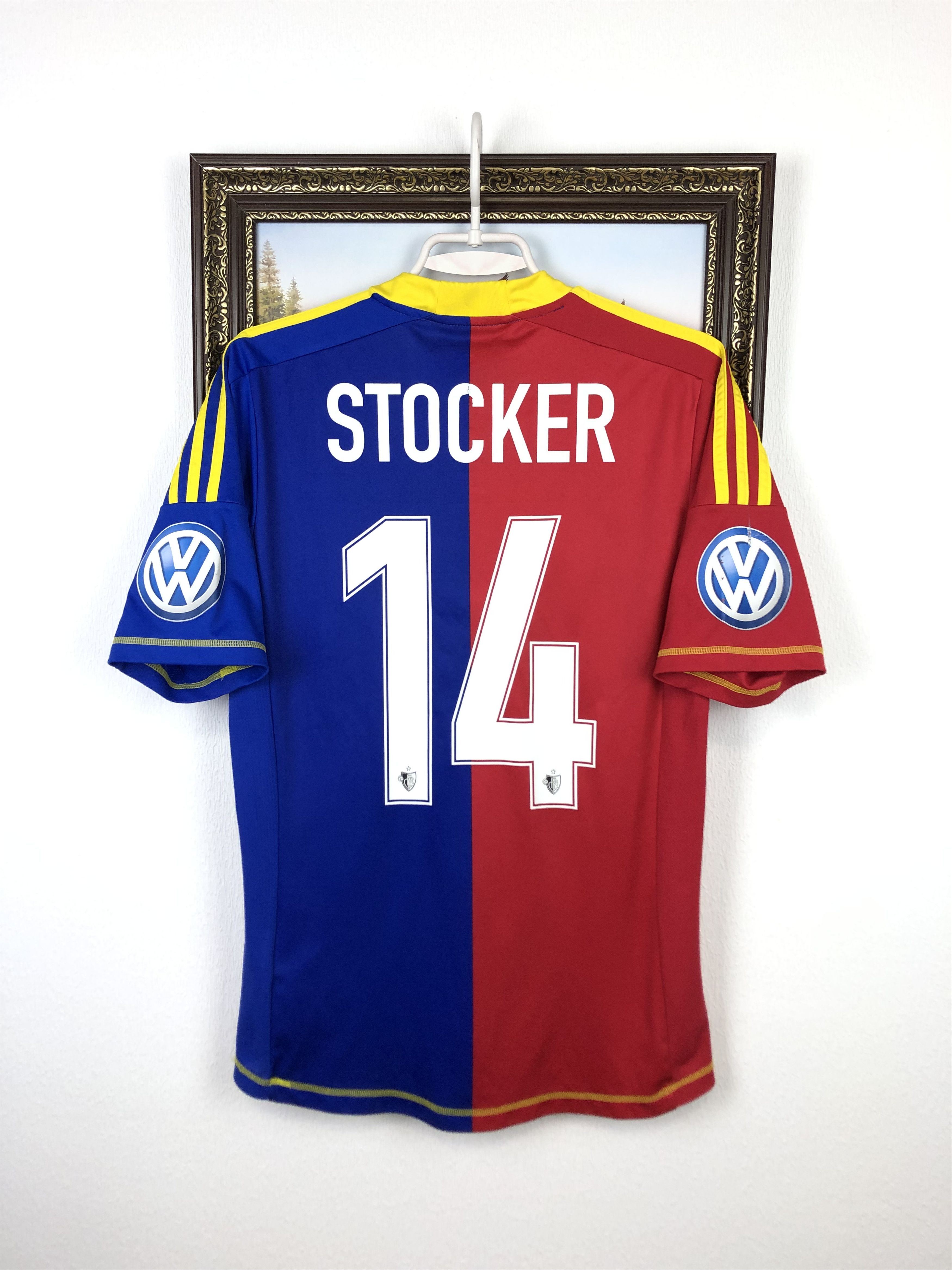Adidas Basel football shirt 2012 Soccer #14 Stocker Adidas Jersey Size US S / EU 44-46 / 1 - 1 Thumbnail