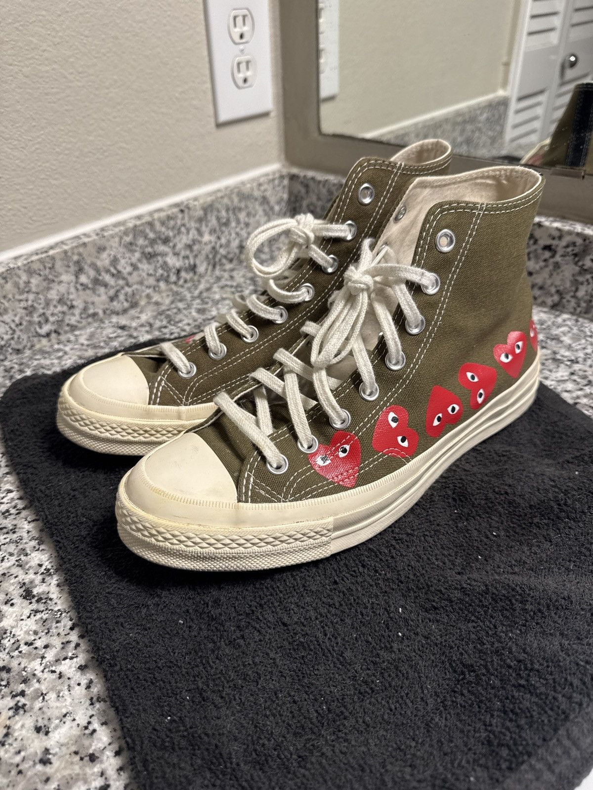 Comme des Garcons PLAY × Converse Converse CDG Size US 9 / EU 42 - 1 Thumbnail