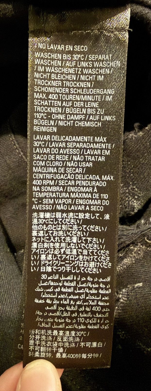 Balenciaga Size 3 destroyed denim jacket Size US L / EU 52-54 / 3 - 7 Thumbnail