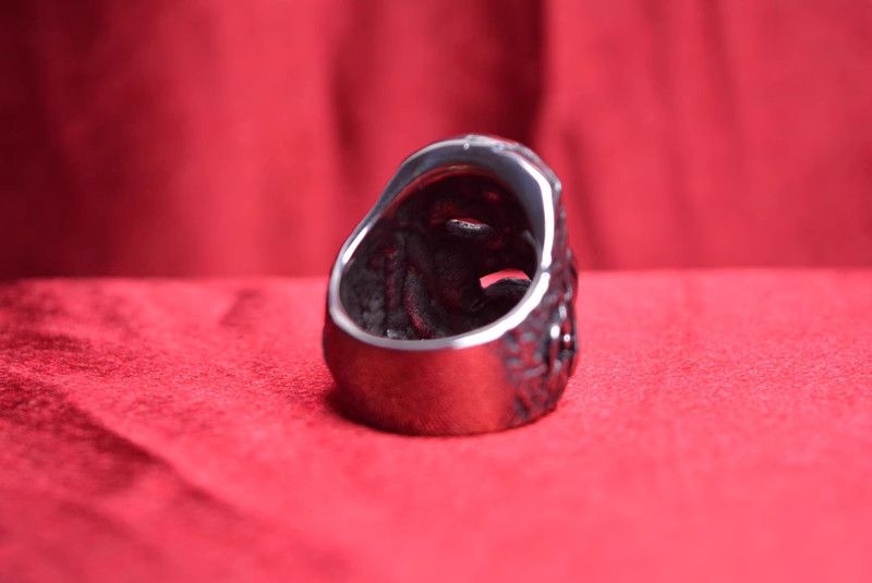 Jewelry Retro Jewelry Rings Open Size Chrome Ring (Size 7-13) Size ONE SIZE - 4 Thumbnail