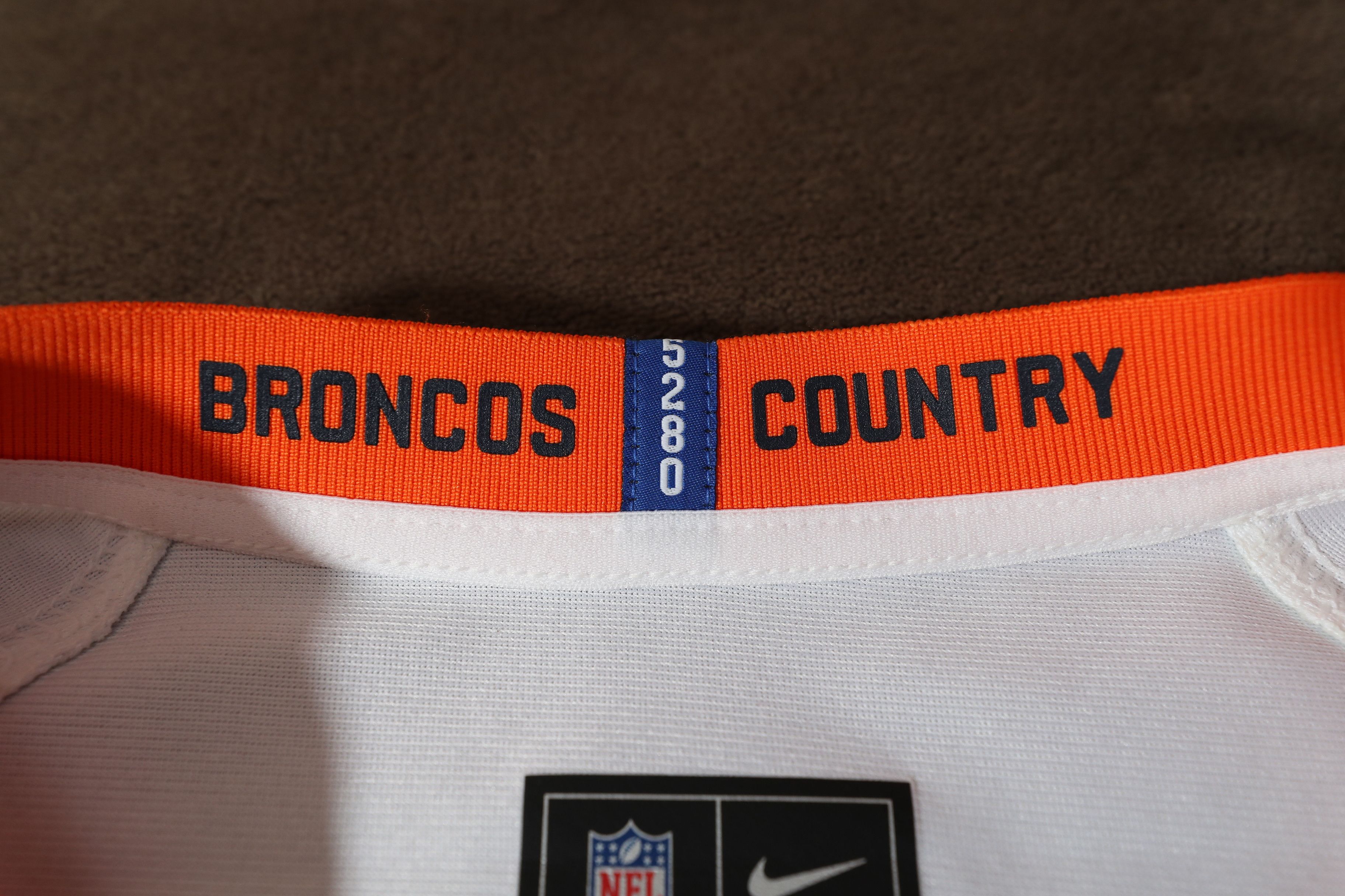 NFL Bo Nix Denver Broncos White Away 2024 Jersey (M) Size US M / EU 48-50 / 2 - 11 Thumbnail