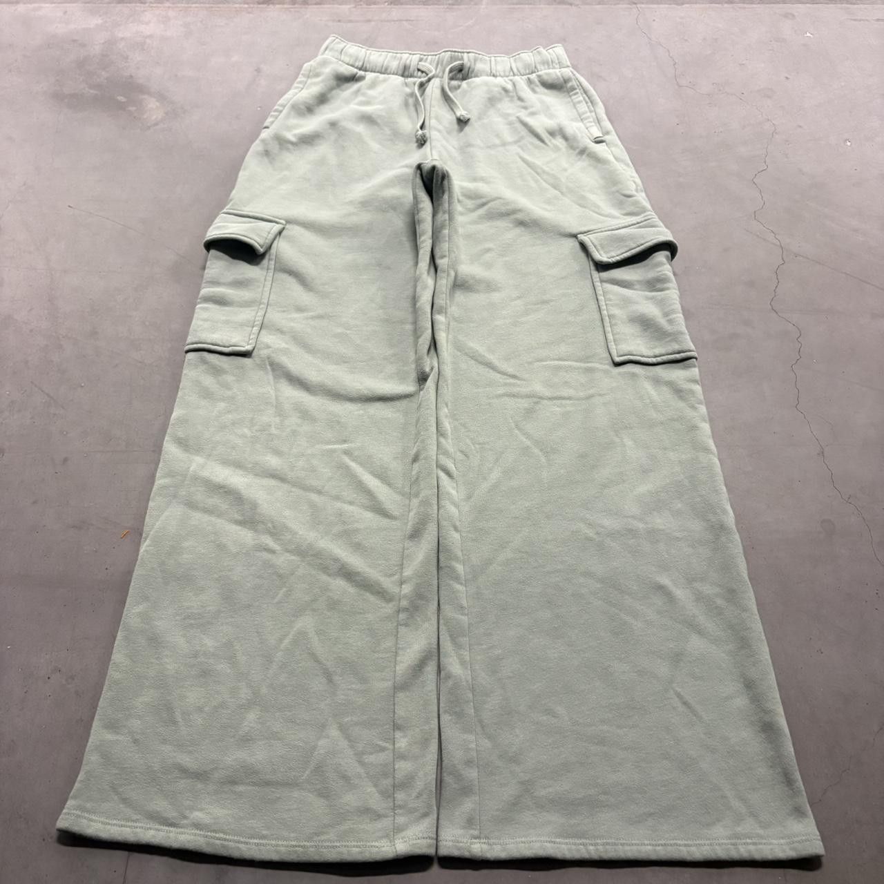 Vintage Crazy Vintage Y2K/2000s Super Baggy Wideleg Mint Green Sweatpants! Size US 28 / EU 44 - 1 Thumbnail