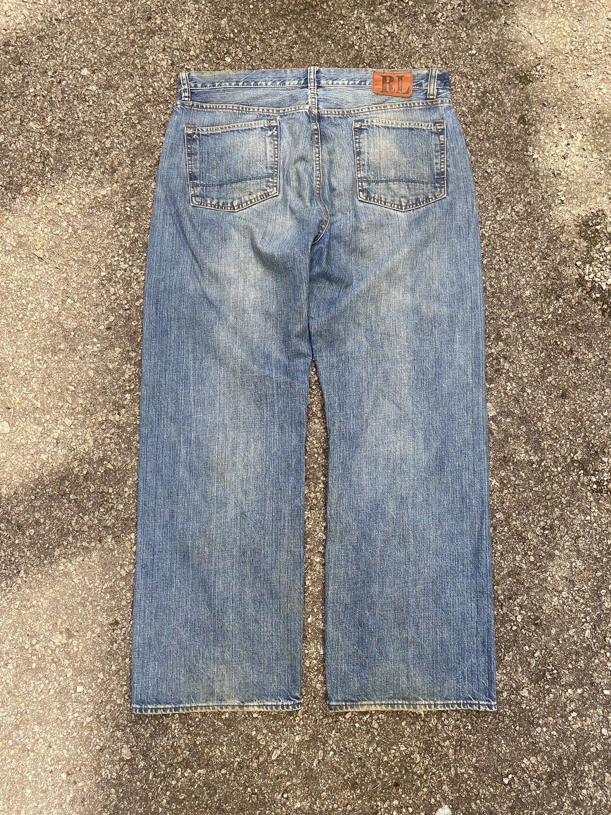 Polo Ralph Lauren Polo Ralph Lauren Denim Baggy Loose Fit Jeans Size US 37 - 5 Thumbnail