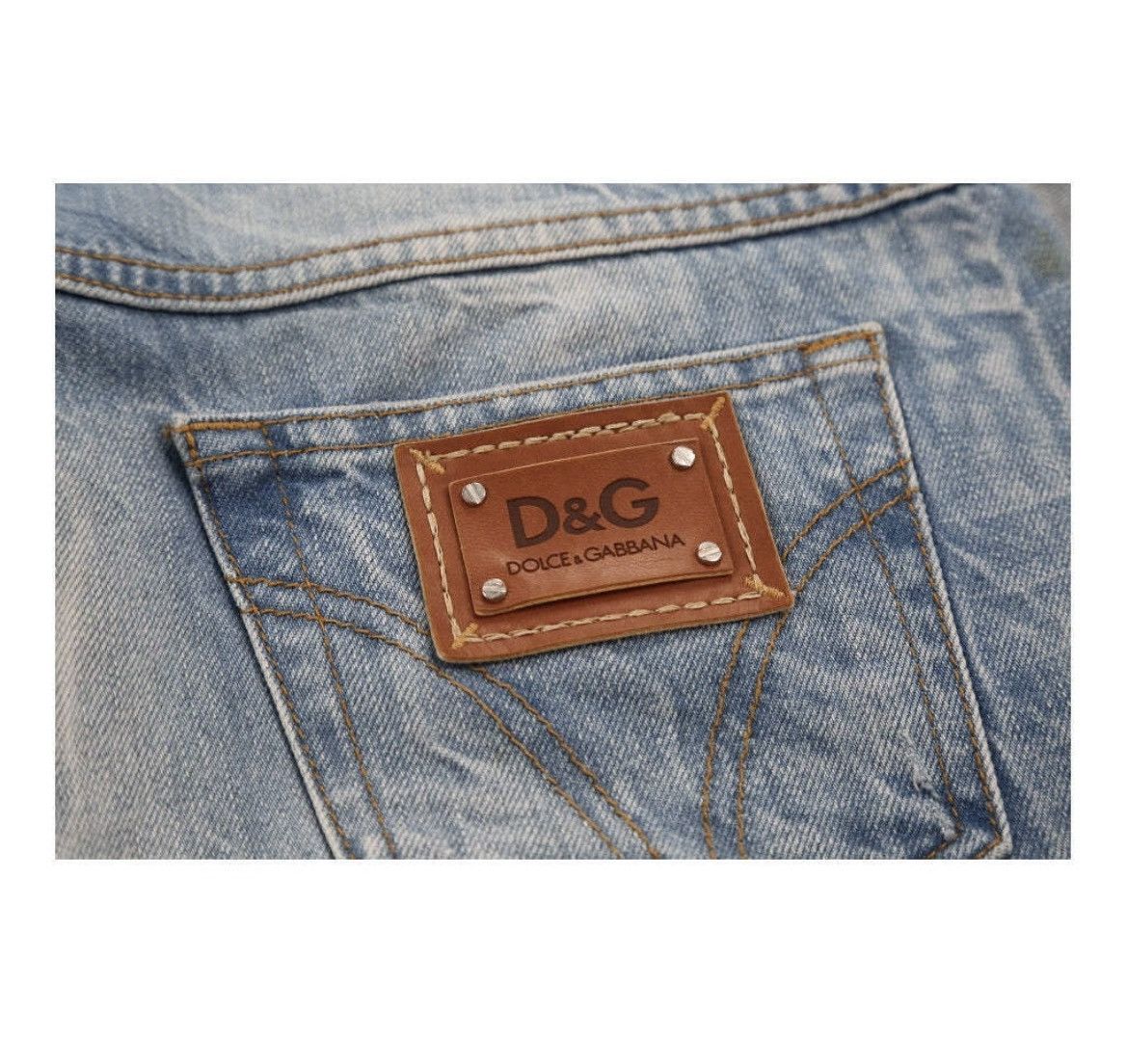 Dolce & Gabbana Dolce & Gabbana Denim Shorts - 32W UK 10 Blue Cotton Size 32" / US 10 / IT 46 - 6 Thumbnail