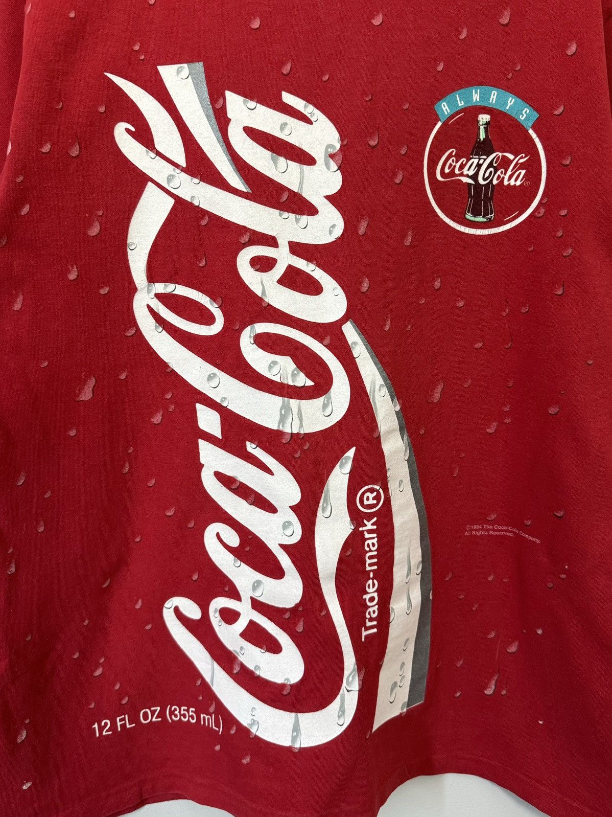 Coca Cola Vintage Coca Cola All Over Print Single Stitch 90's T-shirt Size US XL / EU 56 / 4 - 2 Thumbnail