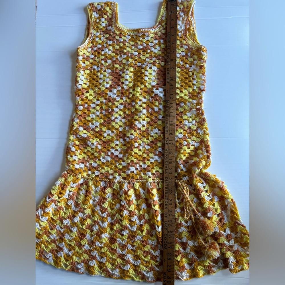 Designer Vintage Crochet Dress Size S / US 4 / IT 40 - 5 Thumbnail