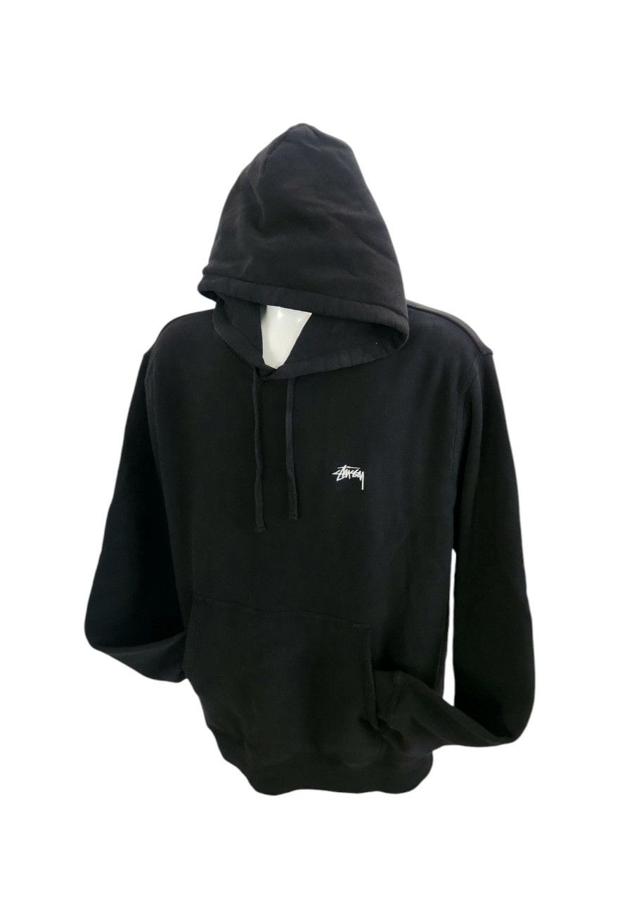 Stussy Stussy Stock Spellout Logo Hoodie Black Embroidered Men's XL Size US XL / EU 56 / 4 - 2 Thumbnail