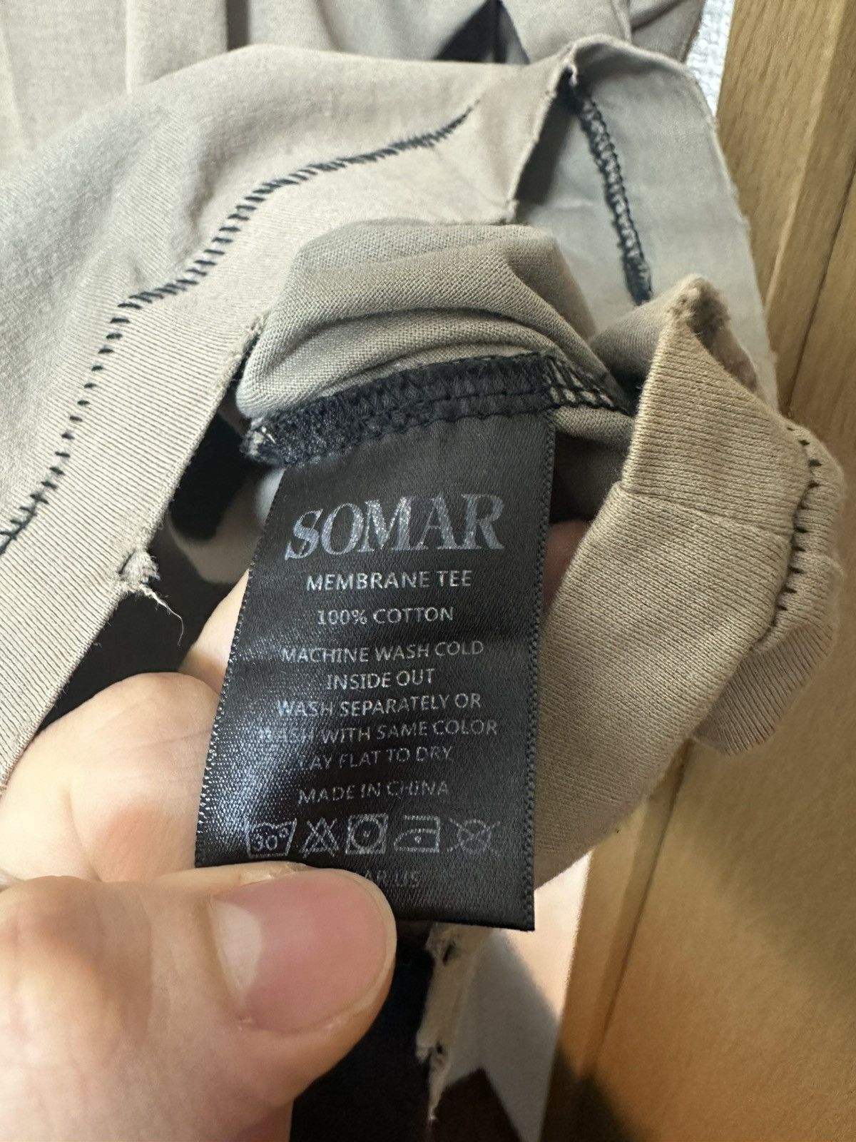 Somar SOMAR Contrast Gray Tee Size US XL / EU 56 / 4 - 7 Thumbnail