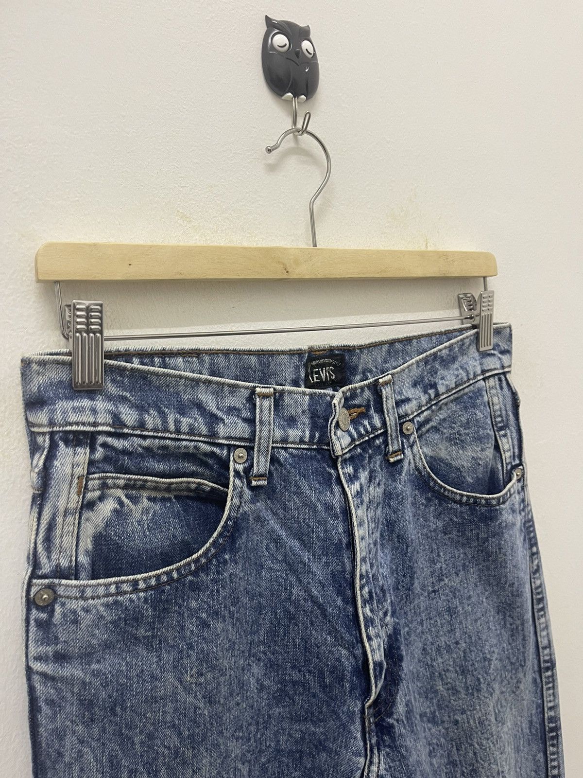 Levi's Vintage Clothing Rare Vintage LEVIS Big E Made in Japan Acid Washed Size US 31 - 11 Thumbnail