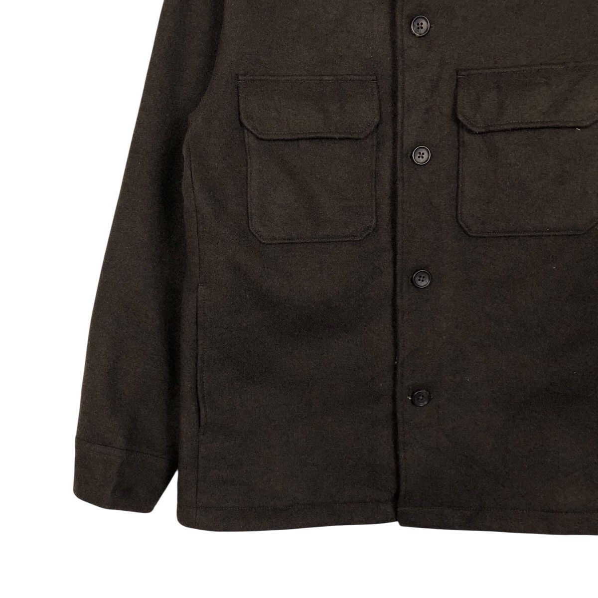 Japanese Brand Vintage Uniqlo Dark Brown Work Jacket Utility Issey Miyake Size US M / EU 48-50 / 2 - 5 Thumbnail