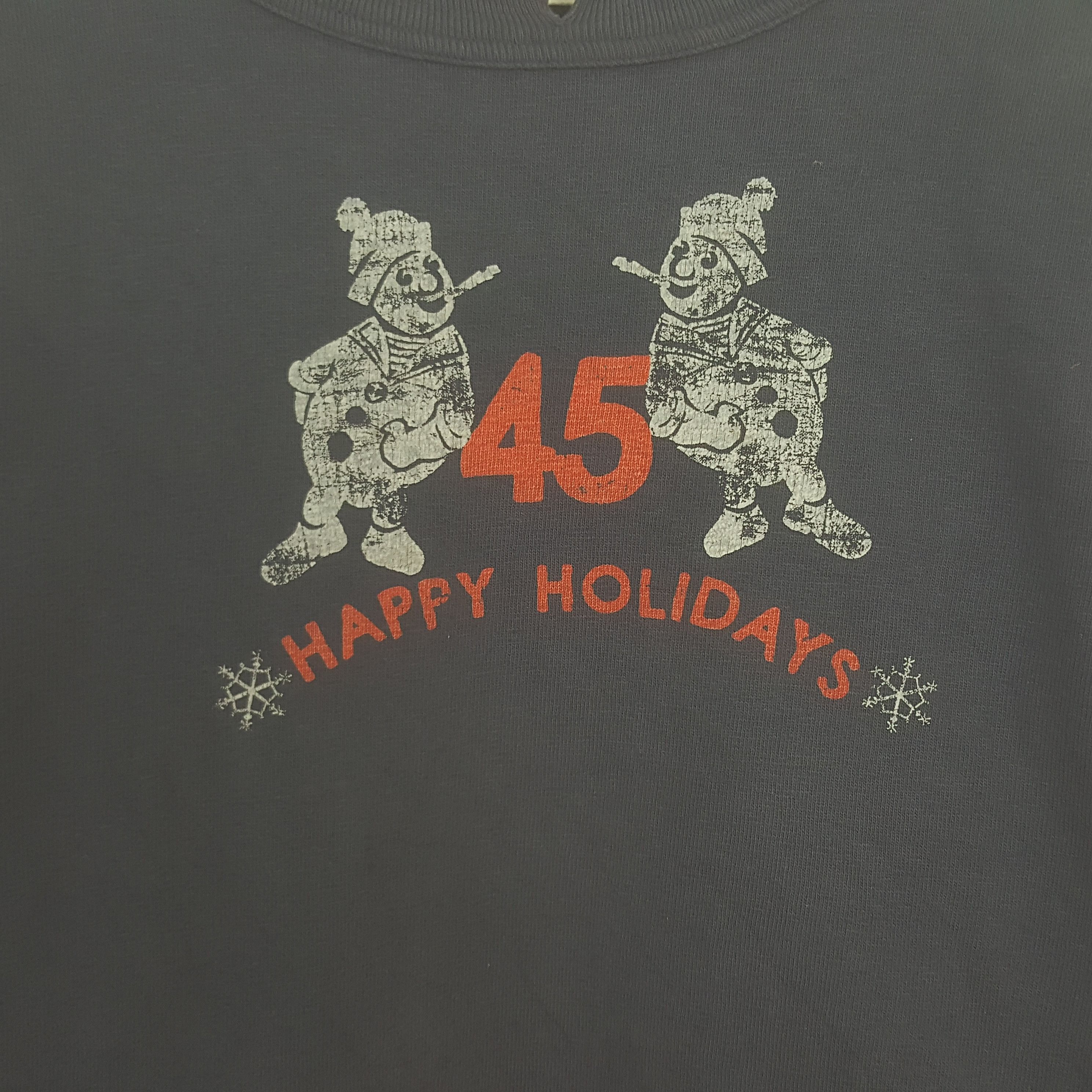 45rpm Vintage 45rpm Happy Holidays Sweatshirt Size US S / EU 44-46 / 1 - 2 Thumbnail