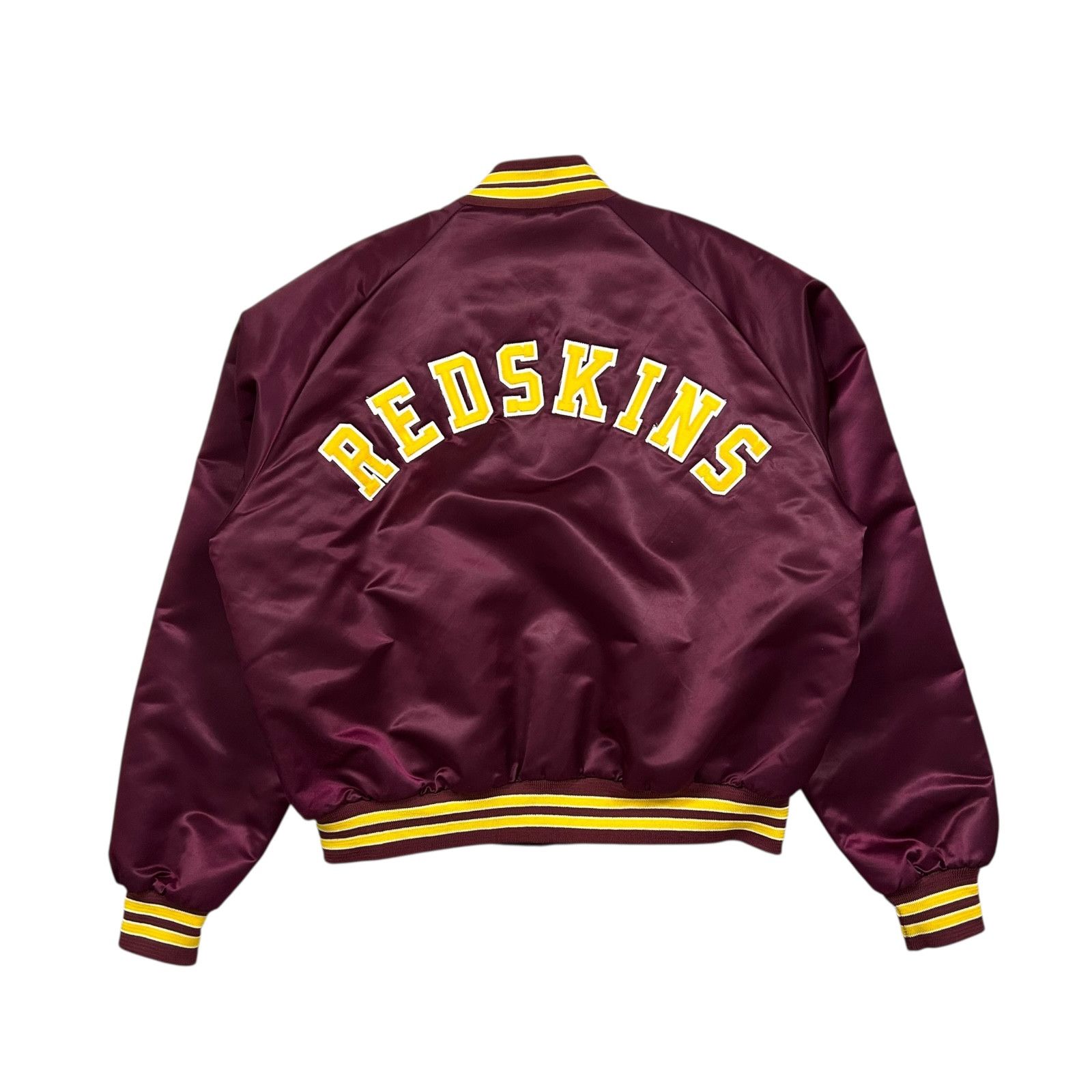 NFL 90s WASHINGTON REDSKINS CHALK LINE SATIN JACKET SPELL OUT Size US XXL / EU 58 / 5 - 1 Thumbnail