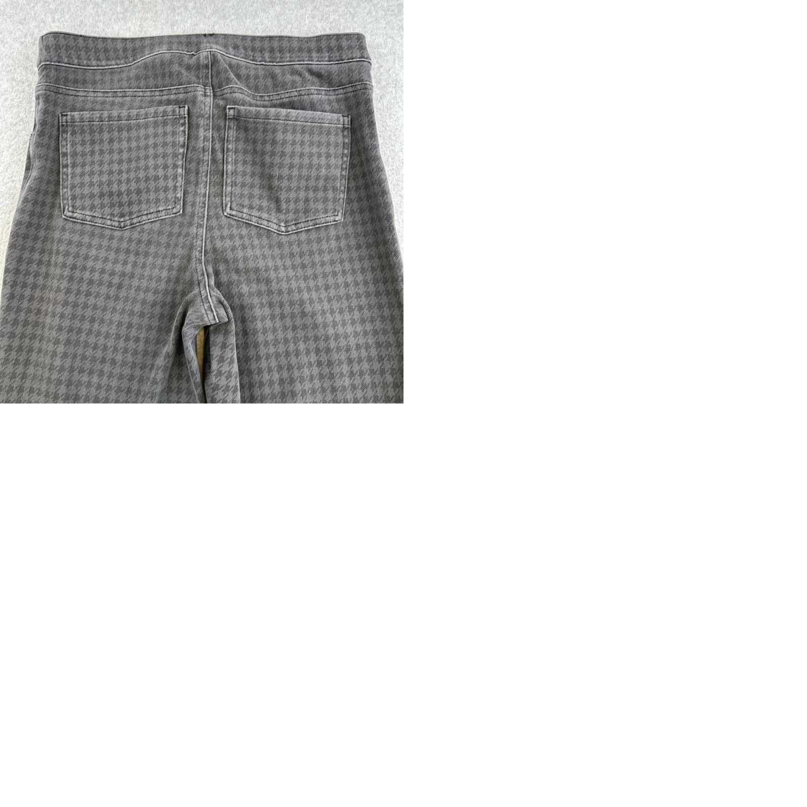 Spanx Spanx Jeggings Womens Large Gray Houndstooth Stretch Waist Skinny Casual Size 36" / US 14 / IT 50 - 9 Thumbnail