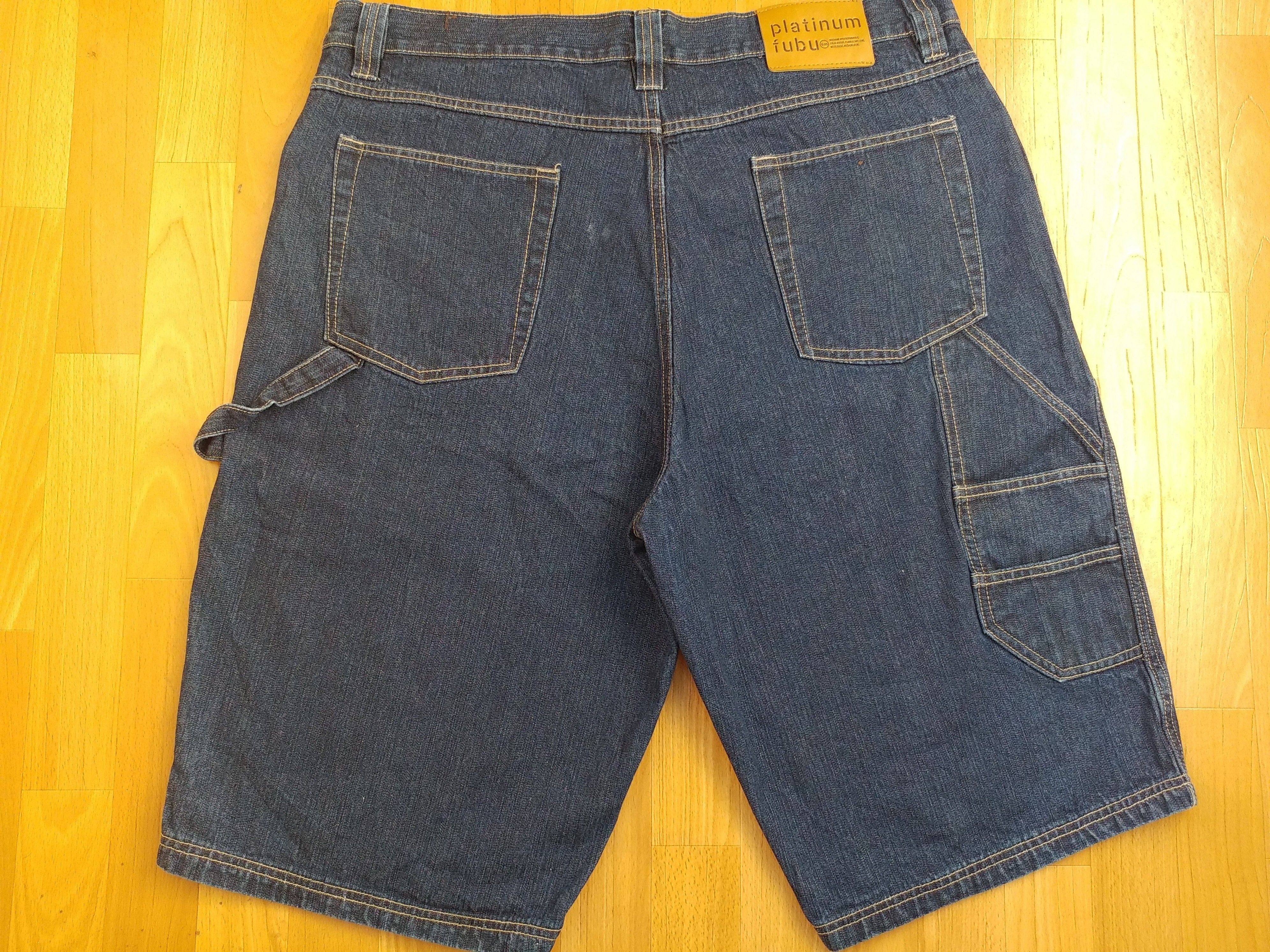 Fubu Platinum FUBU jeans shorts, old school vintage baggy 40 Size US 40 / EU 56 - 1 Thumbnail