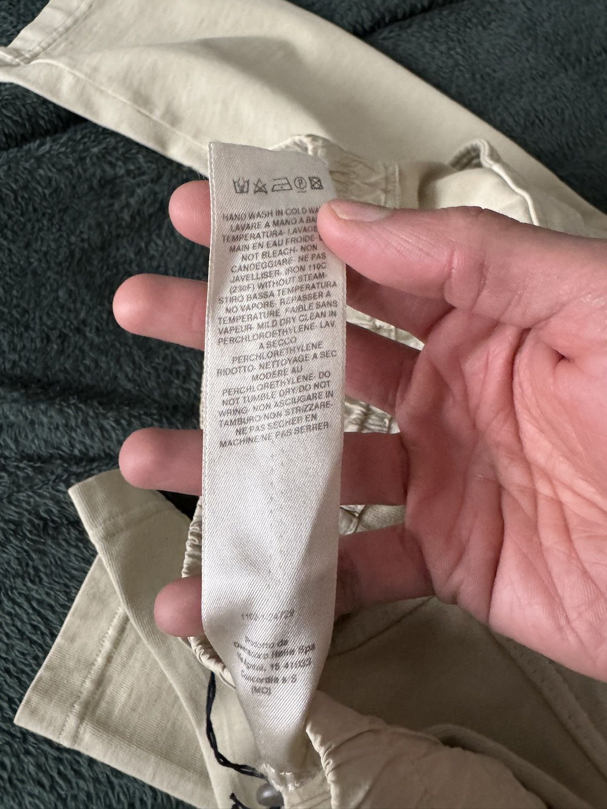 Rick Owens Drkshdw Rick Owens Creatch Cargo Pants Drkshdw Pants Pearl White XS Size US 28 / EU 44 - 9 Thumbnail